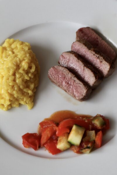 Rosmarin-Lamm-Filets mit Ratatouille