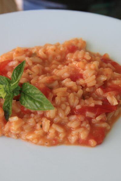 Risotto mit Cherrytomaten