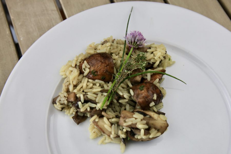 Pilzreis mit Kräuterbutter - Miriam kocht