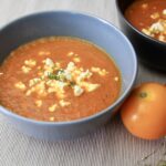 Tomatensuppe mit Feta